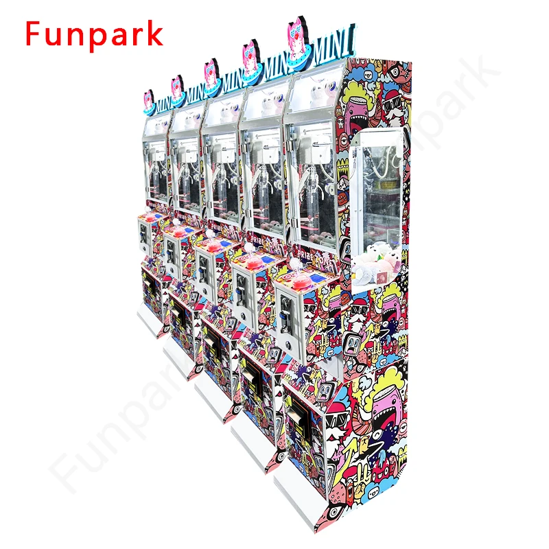 Direct Factory Manufacturer Coin-Operated Mini Toy Crane Machine for Entertainment Centers