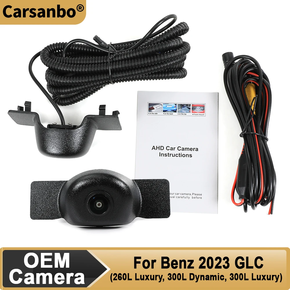 

OEM-камера переднего вида автомобиля для Benz 2023, GLC, мониторинг парковки ночного видения 150 ° Объектив «рыбий глаз» AHD 1080P