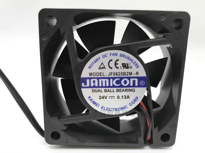 

Free shipping of new JAMICON 6025 JF0625B2M-R 24V 0.13A 6CM inverter cooling fan