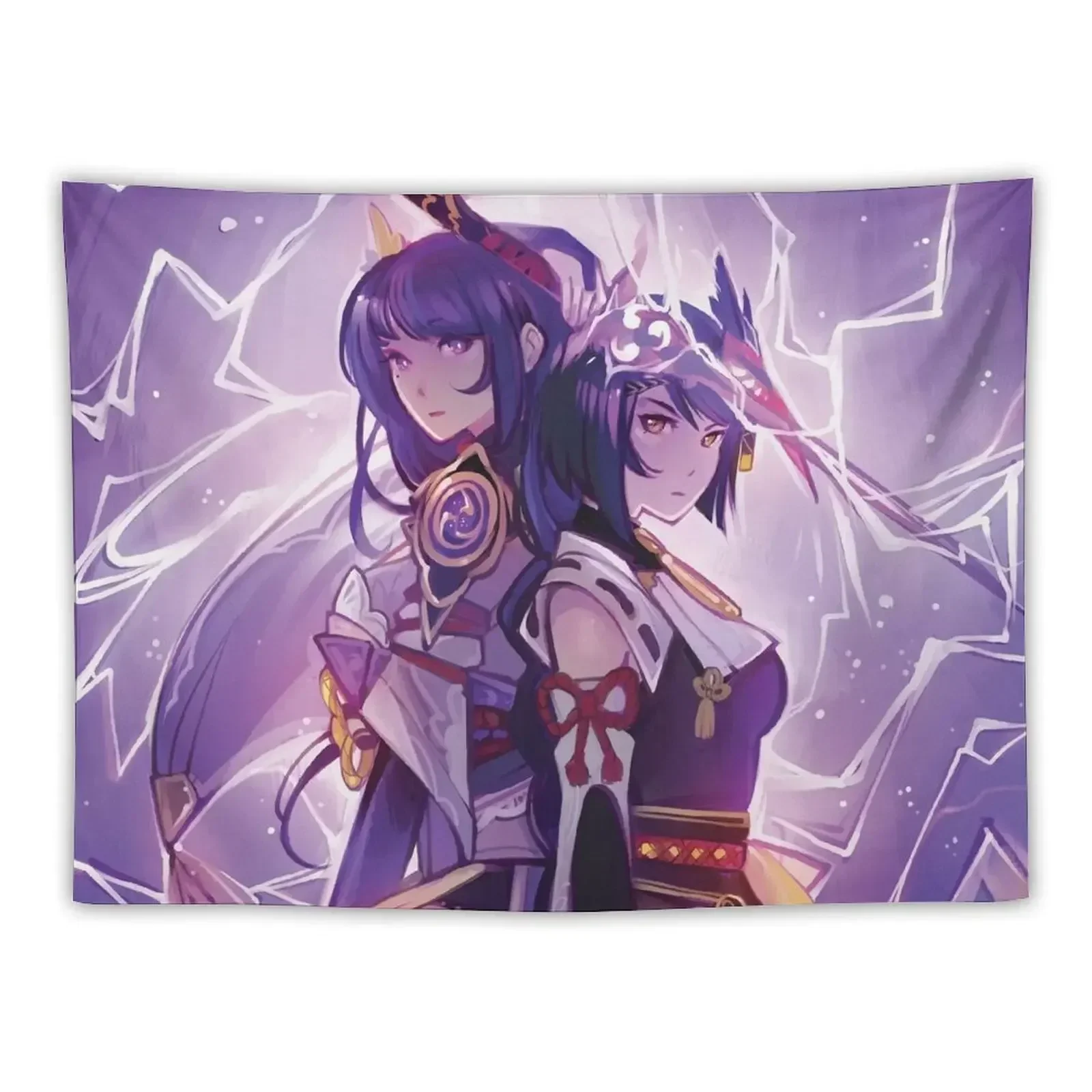 Electrifying Duo Tapestry Wall Decor Bed Room Decoration Room Decorations Aesthetics Tapestry