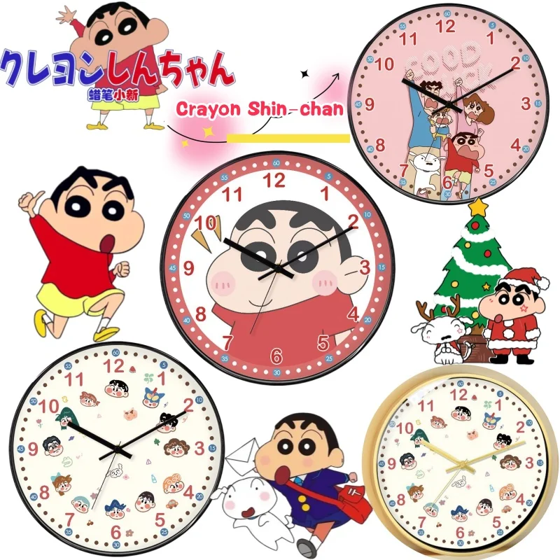 

Новый карандаш Шин-тян креативные часы ценные DIY аниме периферийные устройства мультфильм студент спальня без сверления указатель кварцевые настенные часы