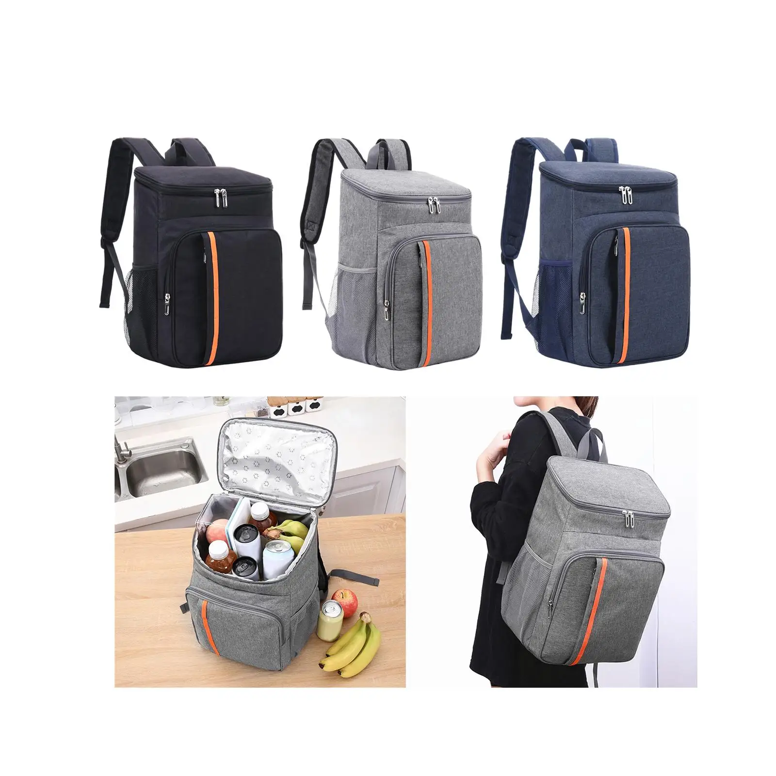 Outdoor Picnic Bag Picnic Warm Insulated Bag Oxford Cloth Insulated Backpack for