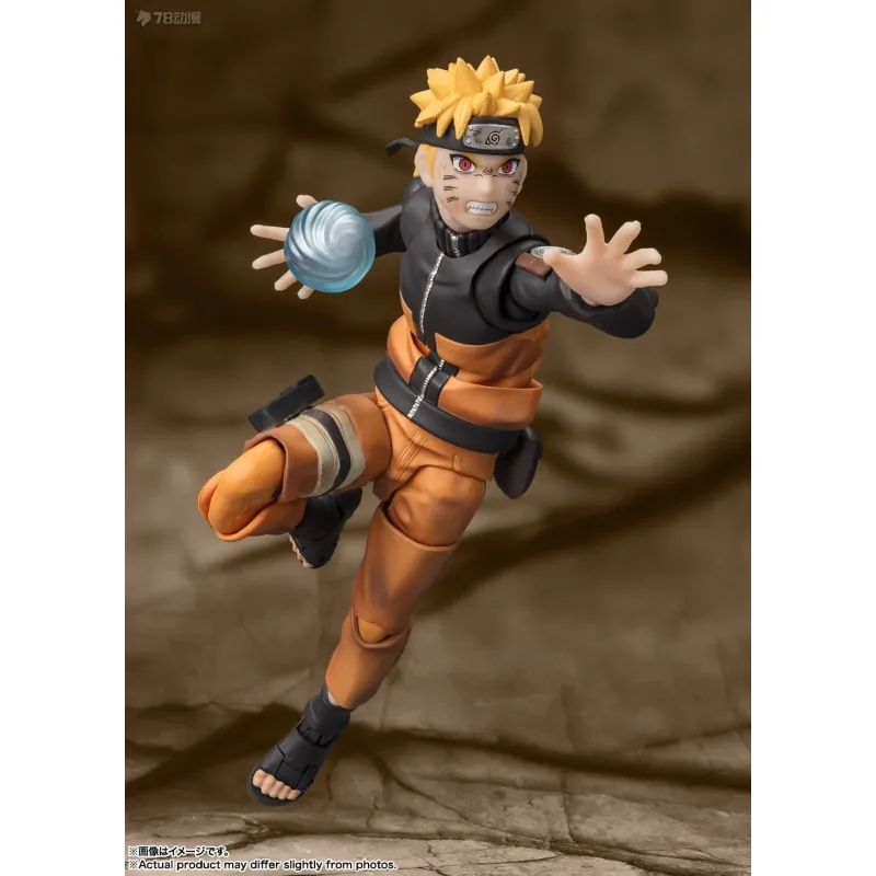 BANDAI ของแท้ S.H. Figuarts Series Naruto Series Uzumaki Naruto - Battle Damage Edition- TNS Limited Movable Model