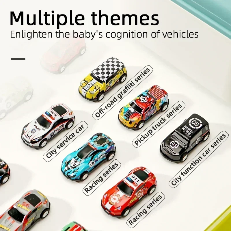 Toy car alloy car children boy baby pull back car gift educational set mini model