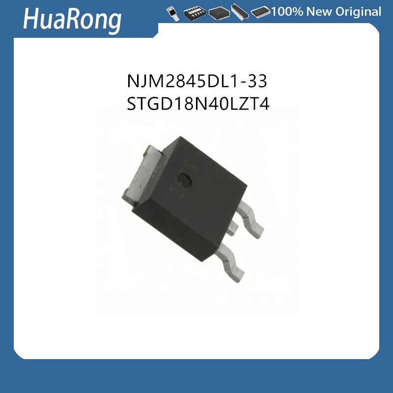 

20Pcs/Lot NJM2845DL1-33 NJM2845DL1-33-TE1 STGD18N40LZT4 GD18N40LZ TO-252