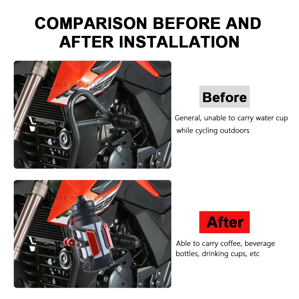 Motorcycle Bottle Holder Aluminum for Zontes G1 125 GK 350 T310 U 125 GK350 U125 310R 310T T350 T2 350 Water Bottle Cage