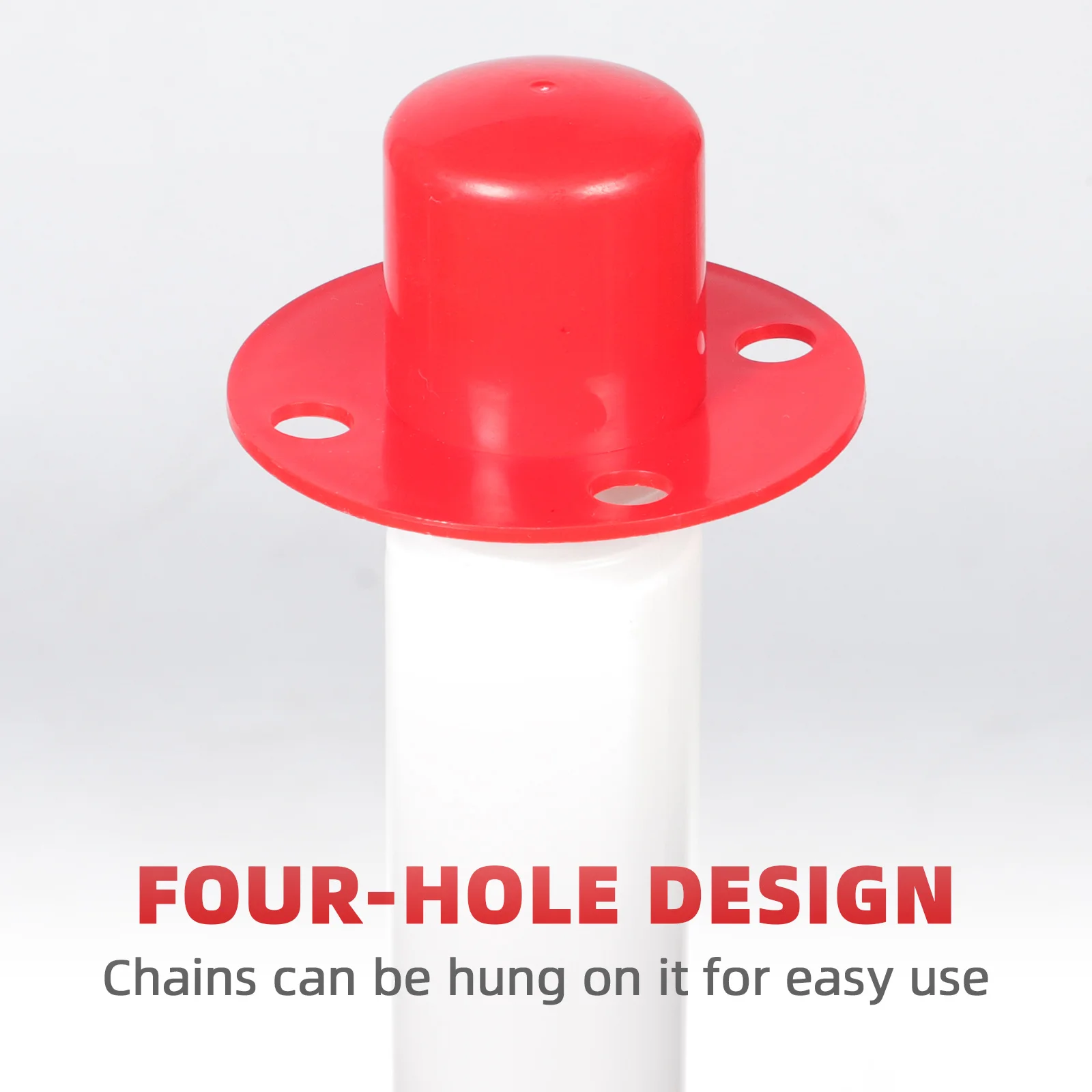 1 комплект, пластиковая предупреждающая колонна, прочный полиэтиленовый материал, защита от столкновений, дорожный барьер, свая, износостойкий, ударопрочный, легкий