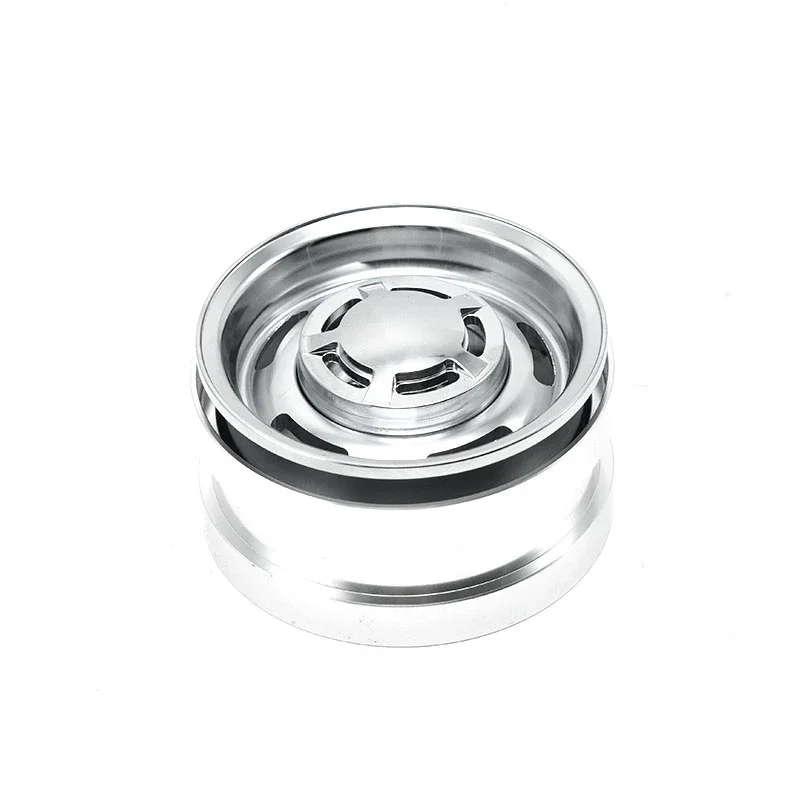 1 Pair 2.2 Inches Metal Retro Mirror Wheel Hub for 1/10 RC Crawler Car Traxxas TRX4 Accessories