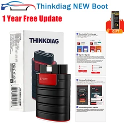 THINKCAR Thinkdiag 새 버전 2024, 모든 소프트웨어, 1 년 무료 15 가지 리셋 기능, ECU 코딩 활성 테스트