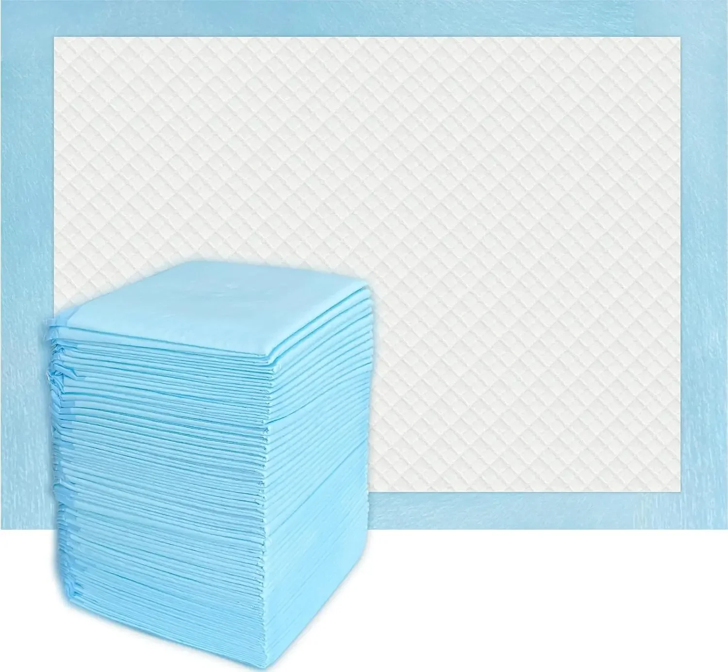 Super Absorbency Disposable Diaper Pads for Baby, Puppy and Adults, Disposable Changing Underpads for Baby, 50 Count, 17” x 13''