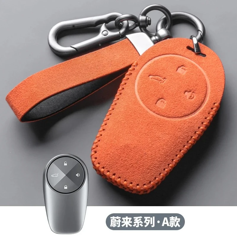 For NIO ES8 ES6 ES7 EC6 ET7 ET5 NFC Card Key Case High-end Car Shell Package for Men Auto Remote Keychain Accessories