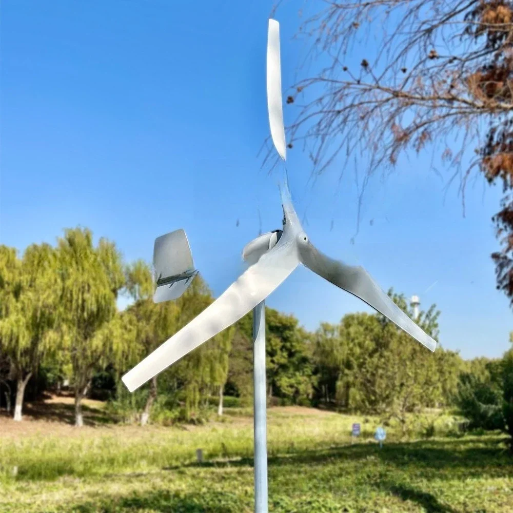 Actual power 3 blades 1000w 1500w 2000w 12-48v household wind turbine