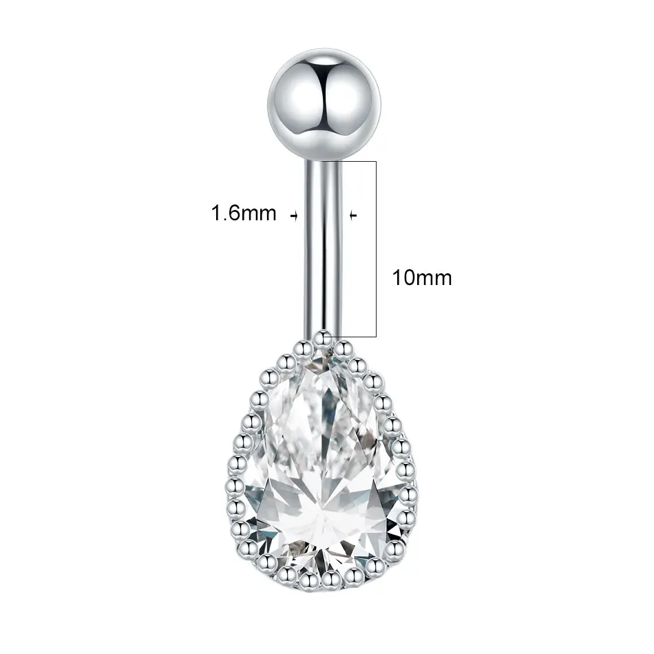 5Pcs/lot Stainless Steel Flower Butterfly Belly Button Rings for Women Navel Piercing Ring Women Body Accessaries