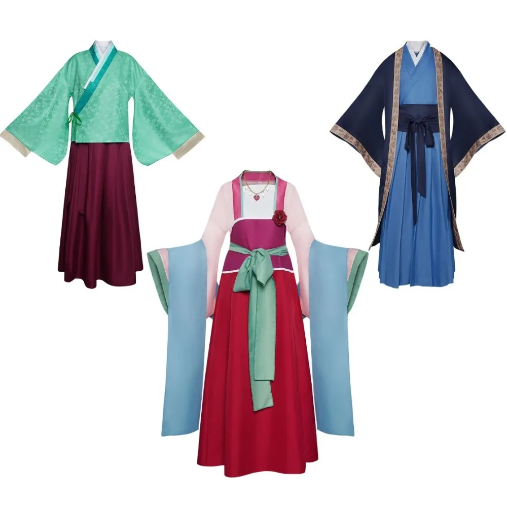 

Anime Maomao Cosplay Costume Apothecary Diaries Kimono Mao Mao Uniform Outfits Halloween Carnival Party for Women
