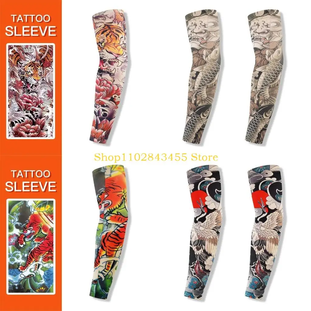 49MC UNISSISEX Polyester Pattern Arm Mangeves para Halloween e Cosplay Con Supply
