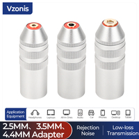 4Pins XLR Connector Male Balanced to 4.4mm 3.5 2.5mm Balanced Female Headphone Adapter Microphone Connectors