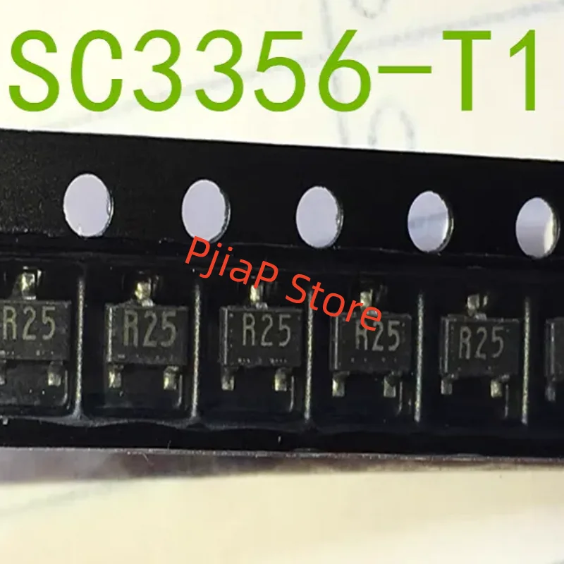 10pcs 100% New Original     R25  2SC3356-T1B-A  SOT23