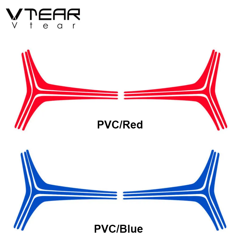 

Vtear DRL Stickers Membrane Decoration Car Exterior Details Anti-Scratch Beautiful Film Accessories Parts For Changan Uni-k Unik