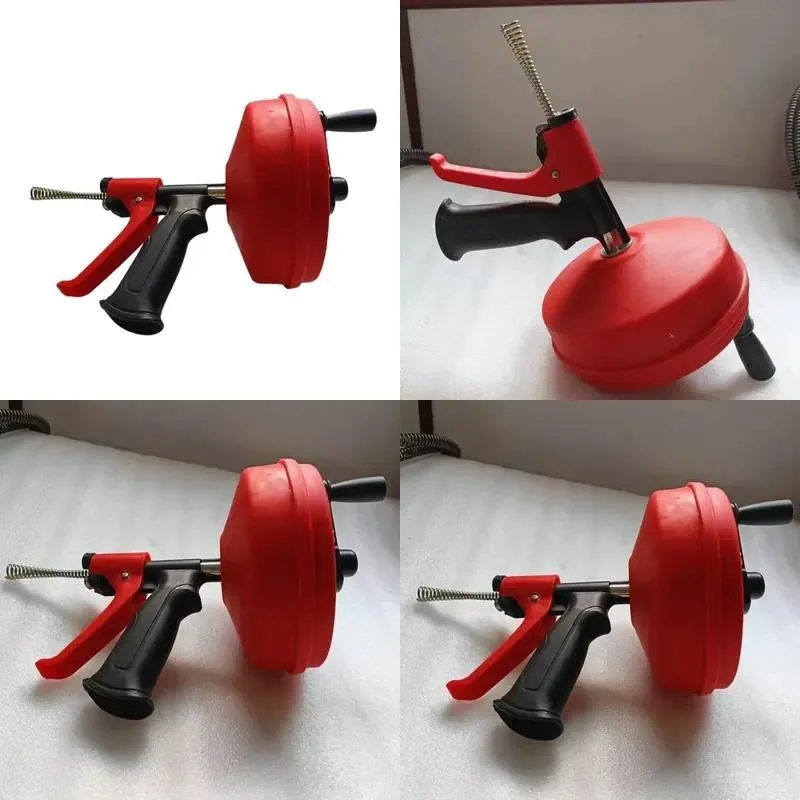 Small household environmentally friendly handheld hydrophobic machine, toilet drain cleaning device, accessory tool