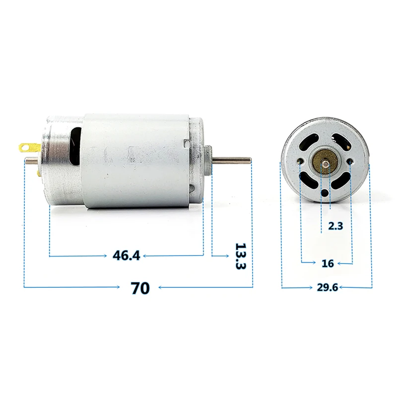 Standard Motor RP390-ST/23115 Mini 28mm Electric Motor DC 12V 14V 18V 8100RPM Carbon Brush Motor DIY Hobby Toy Car Boat Model