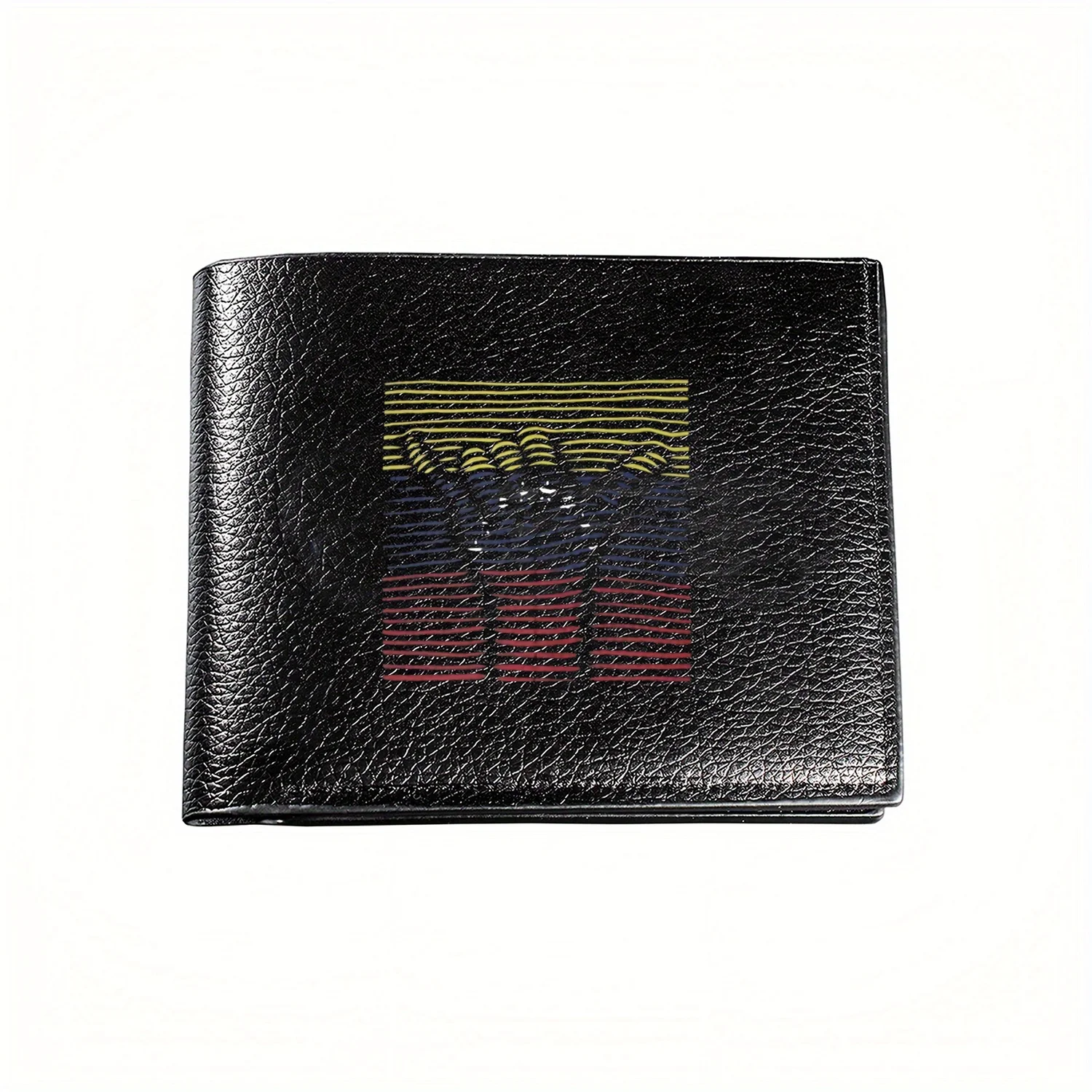 Striped Flag Pattern Wallet Design Business Mens Casual Elegant Simple Practical Quality Wallet Stylish Printing Graphic Creativ