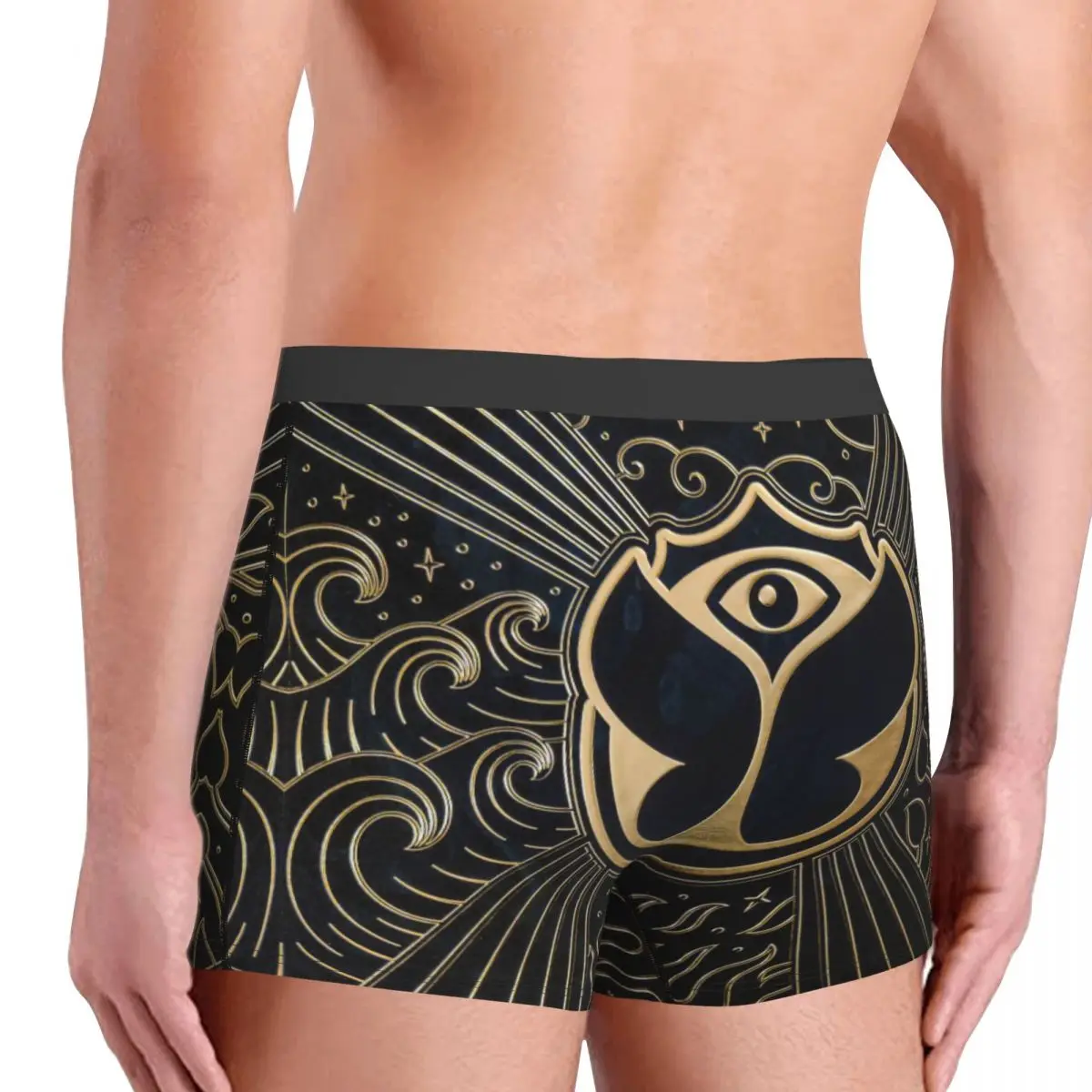 Male Funny Tomorrowland Underwear Belgian Electronic Dance Music Festival Boxer Briefs Soft Shorts Panties Underpants