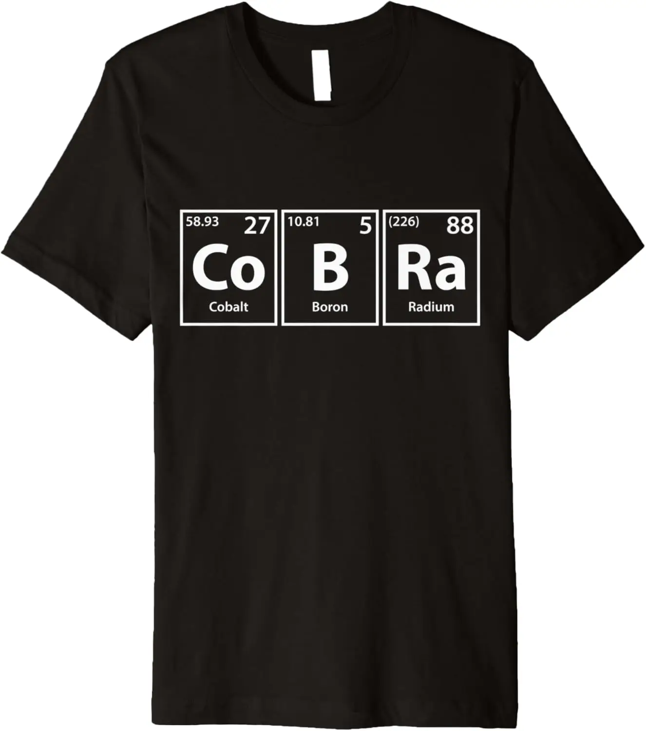 Cobra Periodic Table Elements Spelling T-Shirt