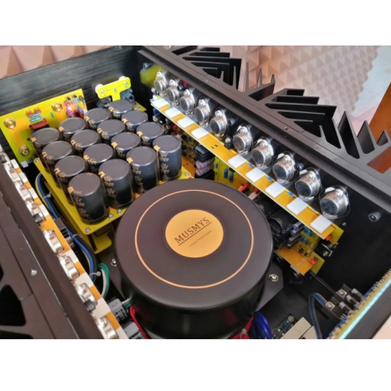 N-110 MUSMYS A-200 모노 박스 클래스 A 파워 앰프 스터디 아큐페이즈 브랜드 테크놀로지 300W/CH 8옴 하이파이 파워 앰프 페어