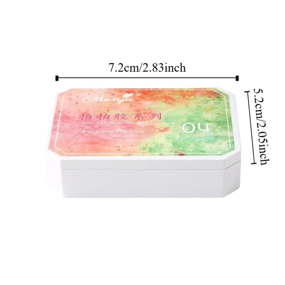미니 4IN1 팻 옴브레 젤 네일 폴리쉬 프렌치 네일 매니큐어 솔리드 이지 그라데이션 페인팅 젤 9색 바니쉬 페인트 아트 젤 소녀용