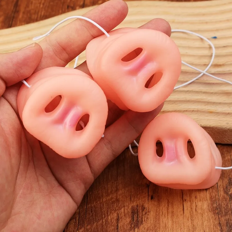 1/10 قطعة مضحك اللاتكس خنزير خطم قناع وهمية المطاط خنزير الأنف الأطفال الكبار هدايا حفلة تأثيري الدعائم هالوين عطلة الديكور #5