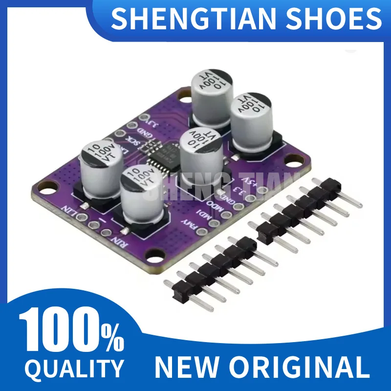TENSTAR PCM1808 105dB SNR Audio Stereo ADC Single-Ended Analog-Input Decoder 24bit Amplifier Board Player Module