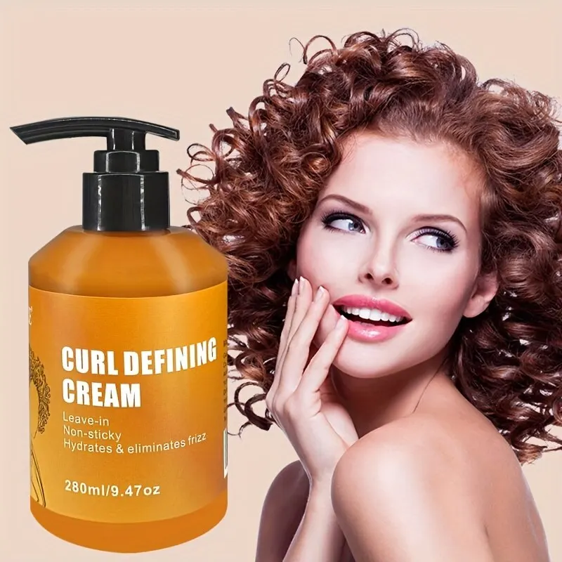 GZE Defining Curl Cream - Enhances Waves and Curls While Adding Definition | Conditions, Detangles, and Reduces Frizz | Paraben