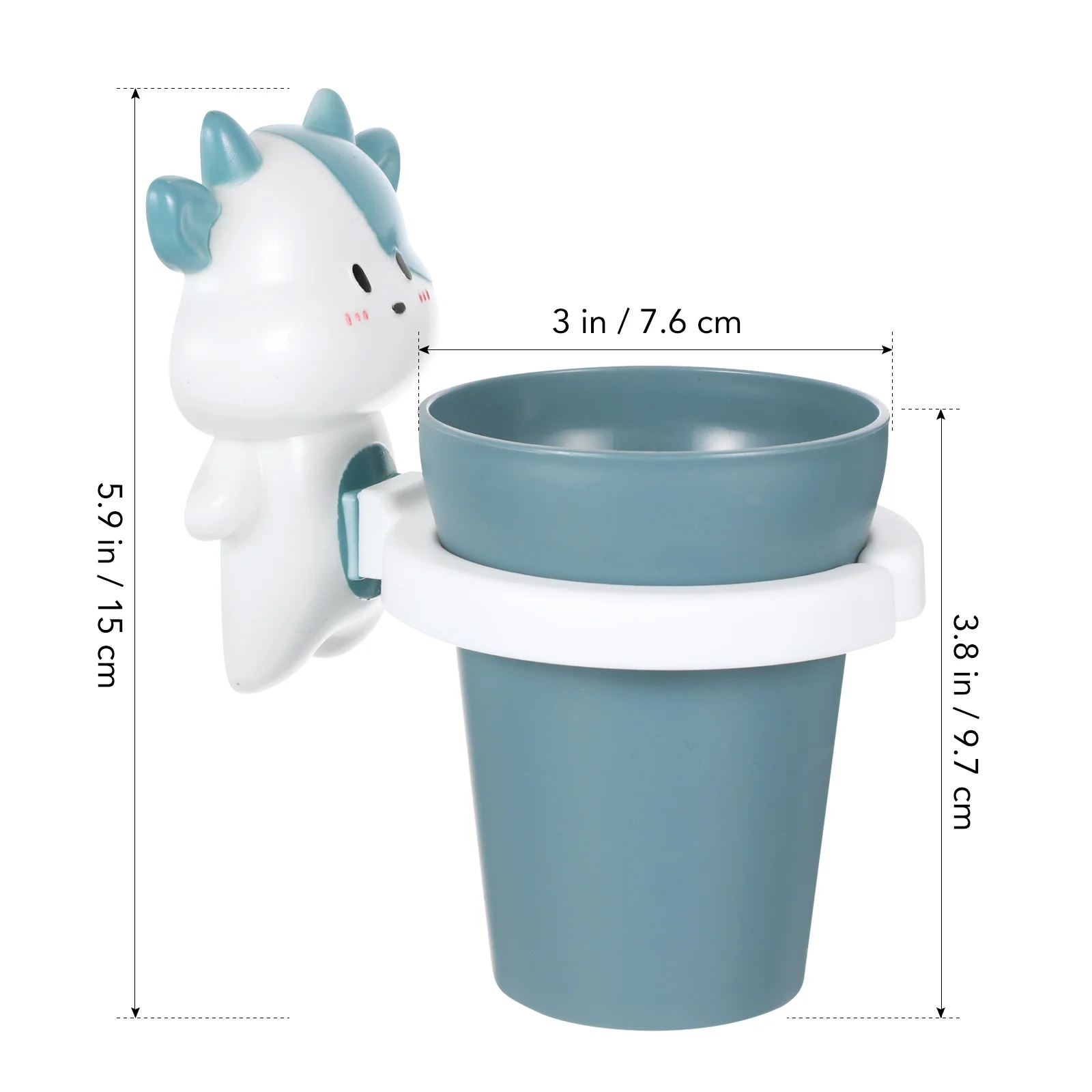 

2Pcs Kids Cartoon Rinse Cup Set Colorful Animal Toothbrush Holder Children Bathroom Use Fun Oral Hygiene Cups Rinse Cup for Kids