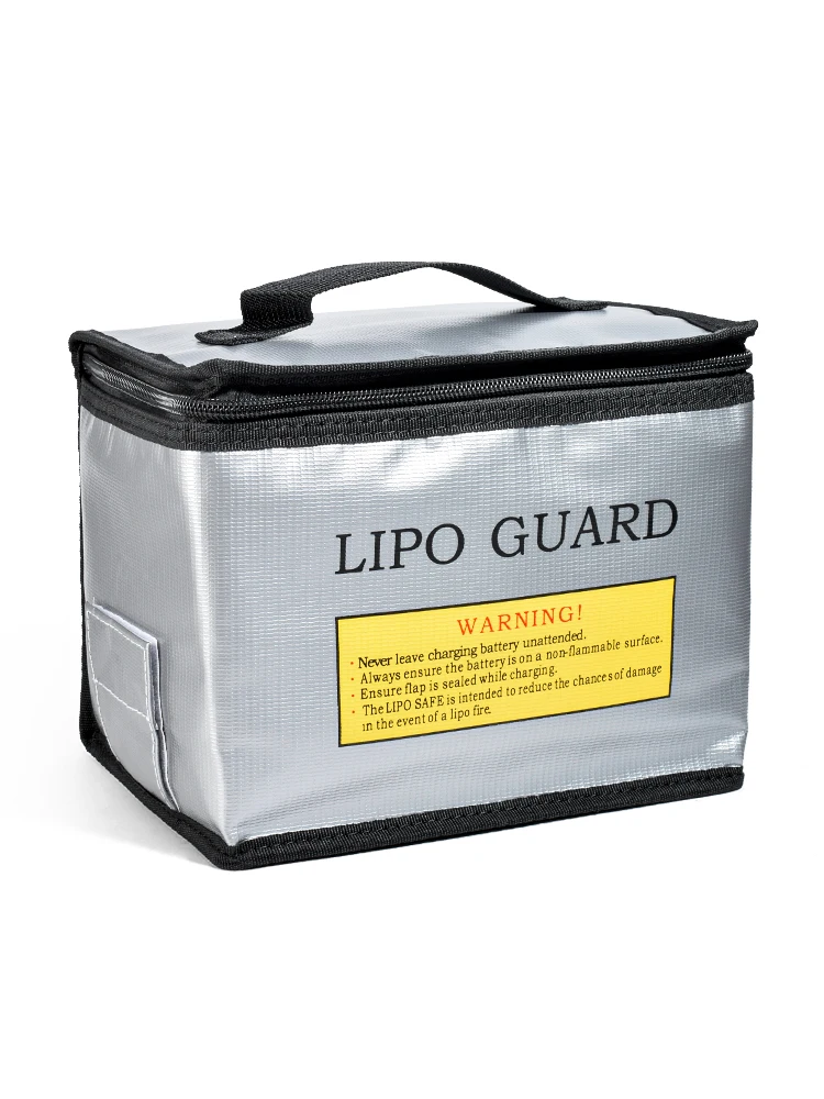 Lipo garde sac de sécurité ignifuge antidéflagrant Portable Lipo sac de sécurité 215*145*165mm pour RC FPV course Drone voiture batterie coffre-fort