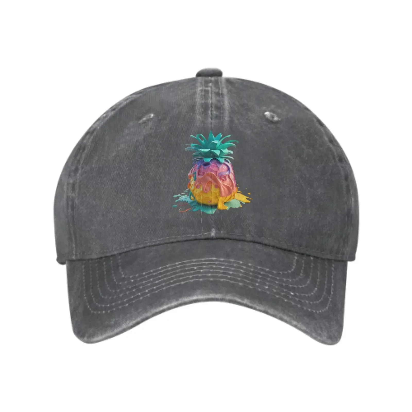 Pineapple Baseball Caps for Men Women Adjustable Fashion Casual Tropical Trucker Hats for Fishing Outdoor Activities Dad Gifts