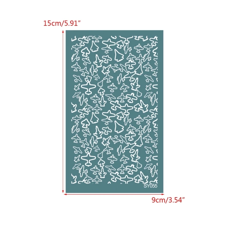 Silk Screen Stencils for Clay, Reusable Silkscreen Stencils Working Clay Earrings Cutters for Printing on Clay Earrings