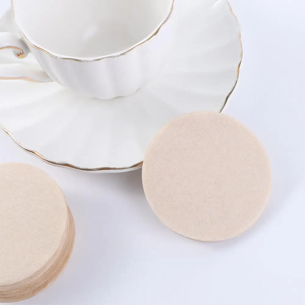 100Pcs Dripper Espresso Kitchen  Tools Filtration Tool Cafe Strainer Paper Coffee Filter Paper Coffee Maker Accessories