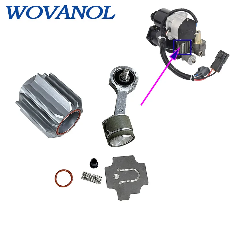 

1 комплект, ремонтные комплекты компрессора пневматической подвески, цилиндр + поршень для Hitachi LR3 LR4 Range Rover Sport LR 023964 Discovery 3
