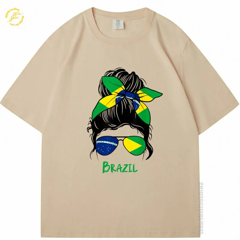 

Oversized T-Shirt Men Women Clothes Unisex T-Shirts Лонгслив Graphic Brazil Tees Lady Brazil Tops Woman Power Tshirt Fashion