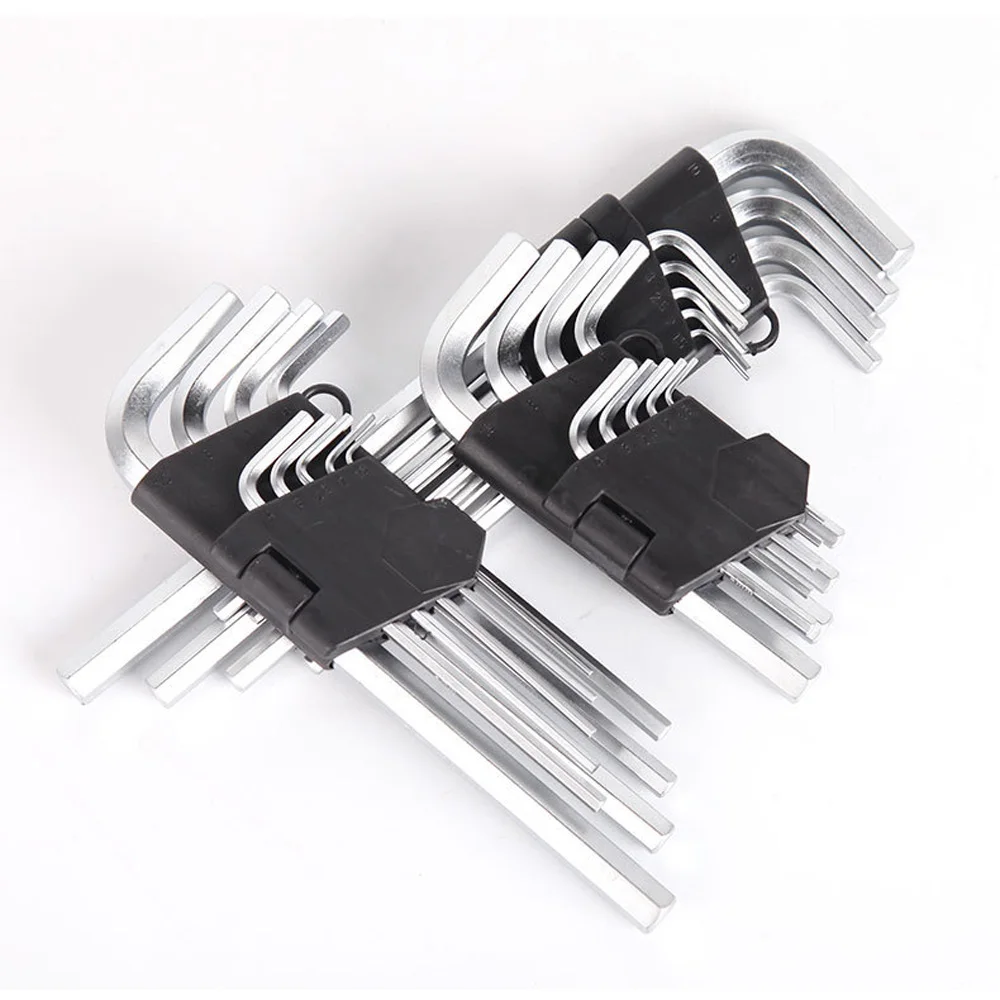 Imagem -02 - Hex Key Allen Wrench Grupo l Forma Metric Variedade com Hexagonal End Manutenção Kit de Ferramentas Manuais para Móveis Bicicleta Faça Você Mesmo Pcs