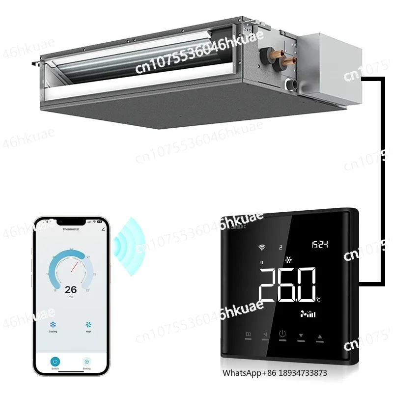 Termostato inteligente VRV para Fujitsu Mitsubish Control Wifi Tuya inteligente para Gree Midea funciona con Alexa Yandex Google