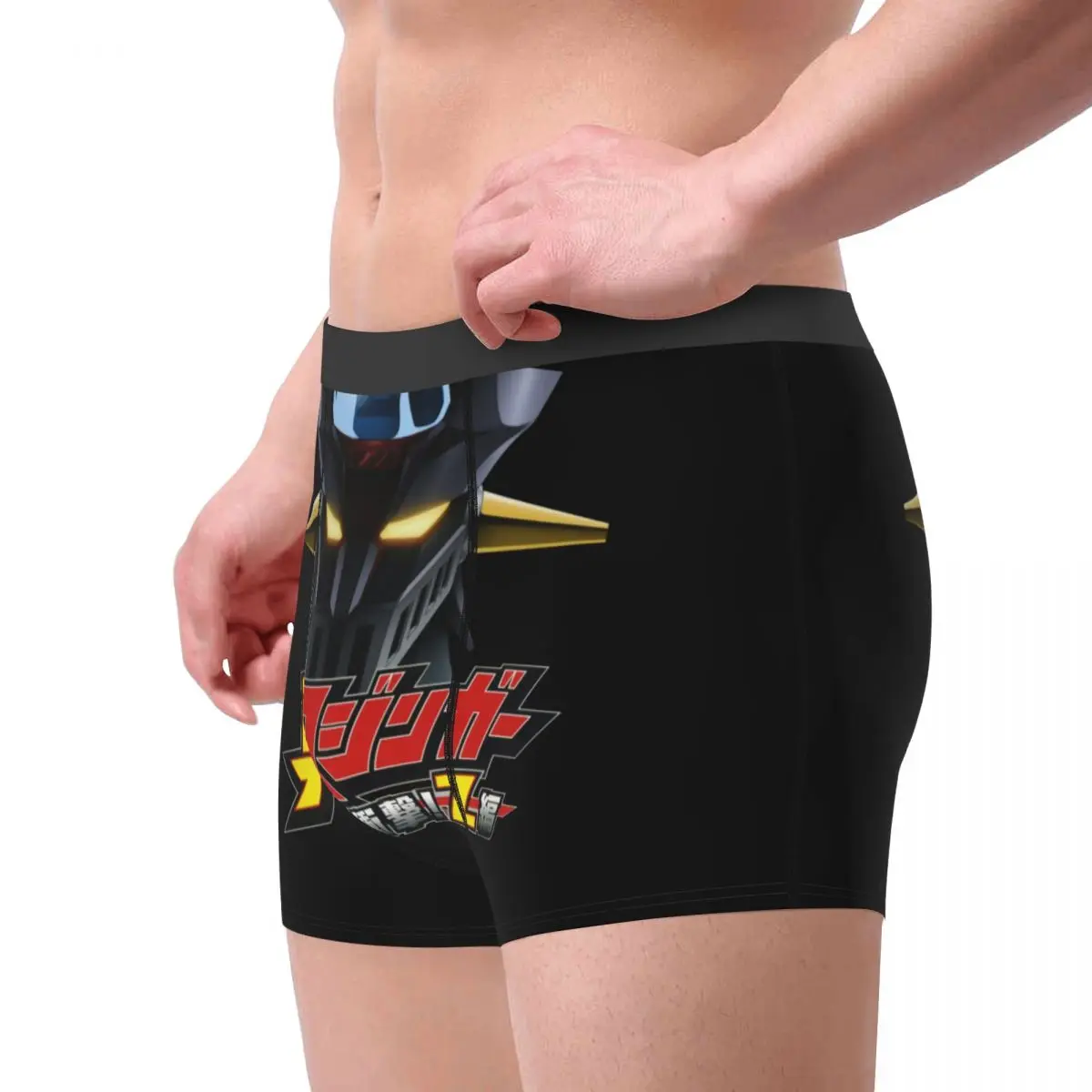 Mazinger Z Warrior Robot Japan Anime Men's Underwear Boxer Shorts Panties Novelty Breathable Underpants for Homme