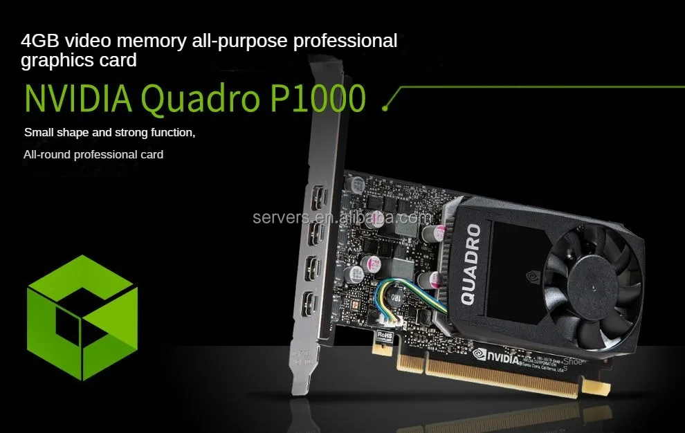 Oem Professional Nvidia P1000 4Gb Gddr5 Quadro Graphics Cards