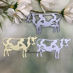 New Cow Metal Cutting Dies Stencils For DIY Scrapbooking Decorative Embossing Handcraft Die Cutting Template