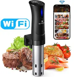 Máquinas Sous Vide de 1100W, dispositivos inteligentes Wifi, electrodoméstico de cocina, cocina Sous Vide, Circulador de Inmersión duradero, cocción precisa