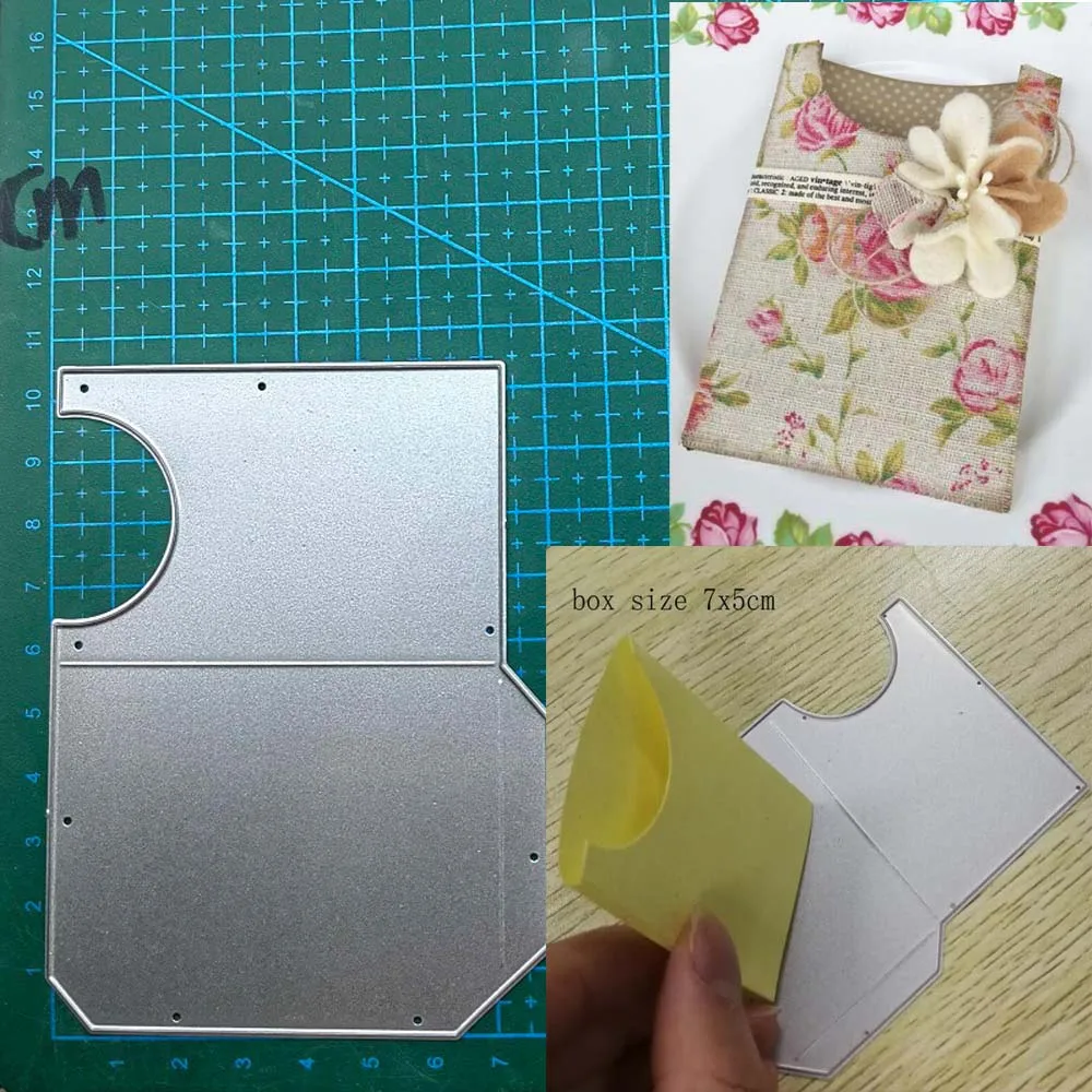 Envelope Metal Cutting Dies Stencil Template For DIY Scrapbooking Embossing Paper Cards Album Making Decorative Craft Dies Cut