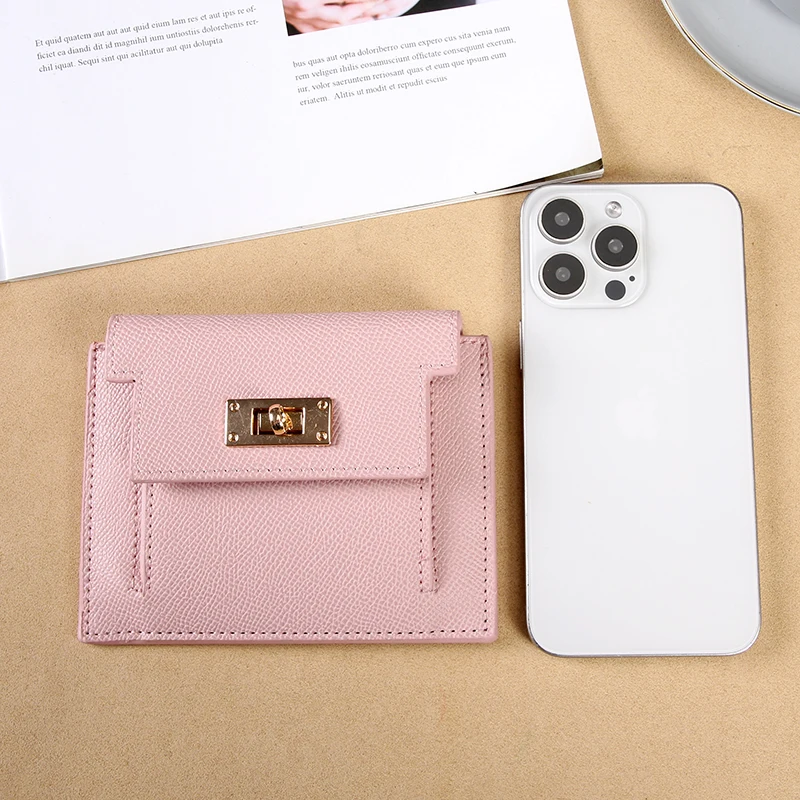 New Solid Color High Appearance Storage Wallet Fashionable Girl Cute Advanced Zero Wallet