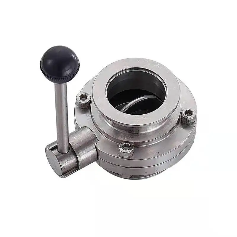 KF16 KF25 KF40 KF50 Vakuum-Sanitär-Absperrklappe SUS 304 Edelstahl Shut Off Flow Controller Homebrew – Detail 5