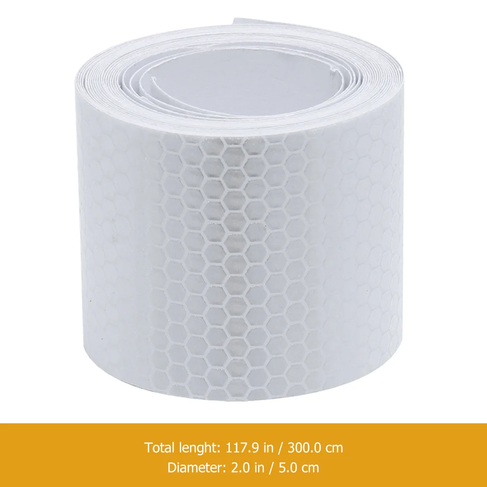 3 لفات من ملصقات تحذير السلامة بشريط عاكس عالي الوضوح للسيارات والدراجات والخوذات وعلامات الطريق والتنبيه الليلي #1