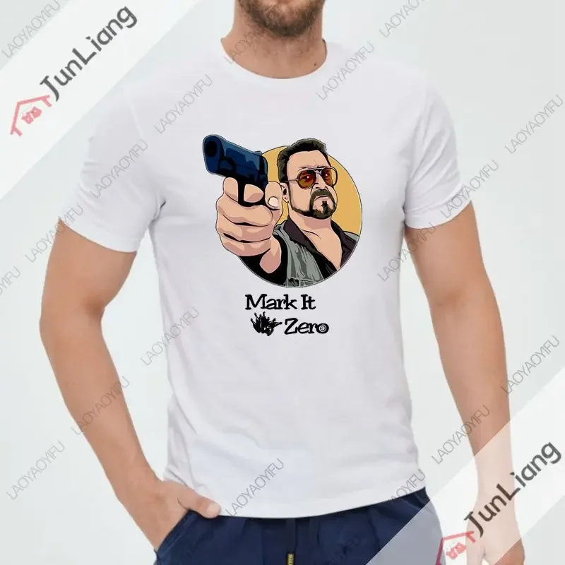 كبير Lebowski المتأنق الجرافيك تي شيرت الرجعية الفكاهة مضحك التلفزيون الرجال قصيرة الأكمام طاقم الرقبة الشارع تي شيرت المرأة رداء علوي غير رسمي